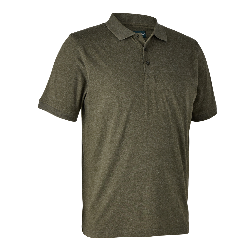 Deerhunter GUNNAR poloshirt, Adventure Green Melange