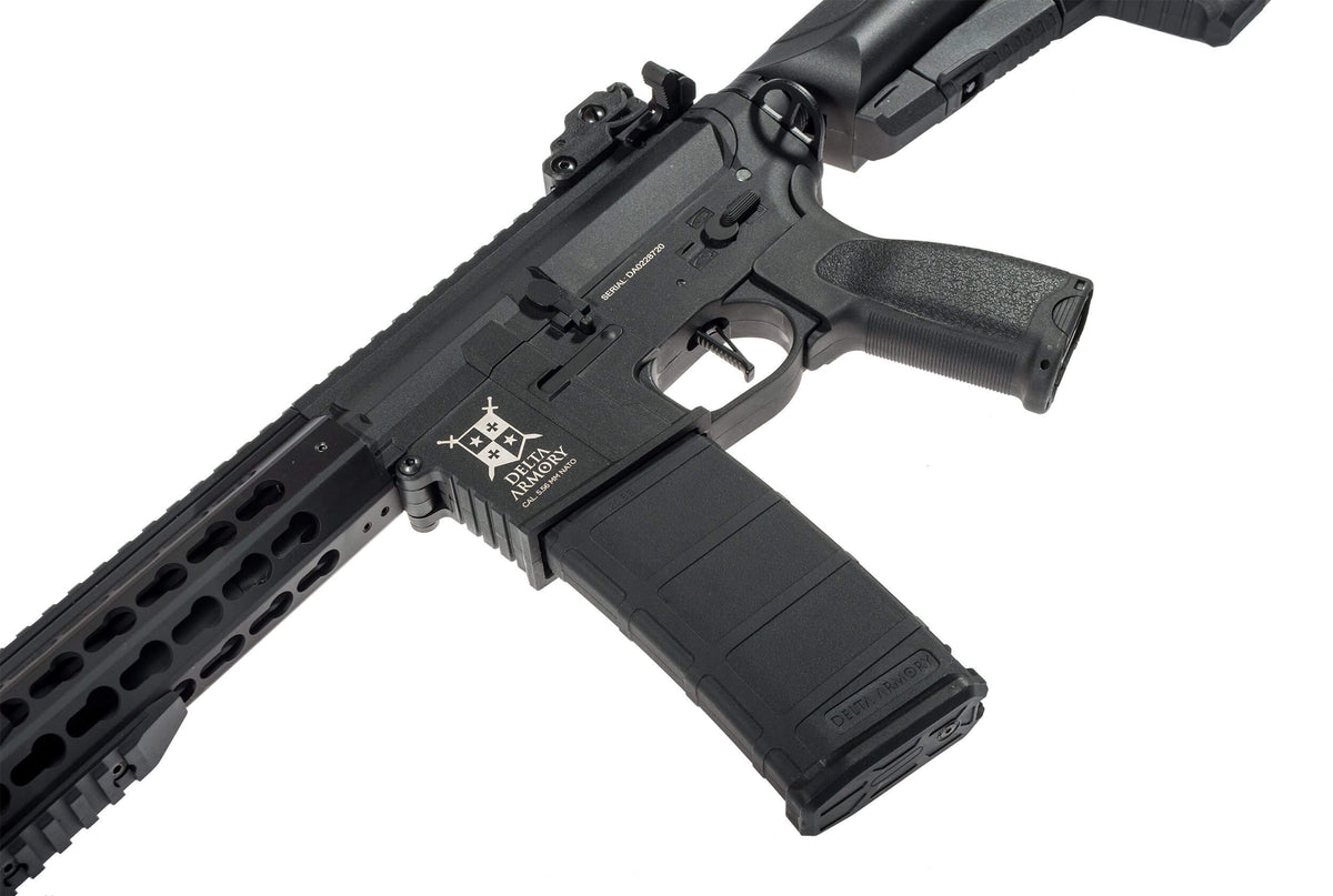 Delta Armory AR15 Keymod 10", Bravo, Sort