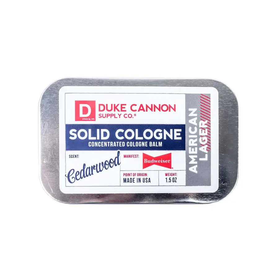 Duke Cannon Solid Parfume, American Lager Duke Cannon Supply Co.