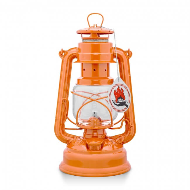 Feuerhand Hurricane Lanterne, Pastel Orange