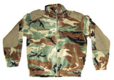 Fleece jakke, Woodland camouflage