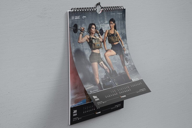 Gunfire Girls 2020 Kalender