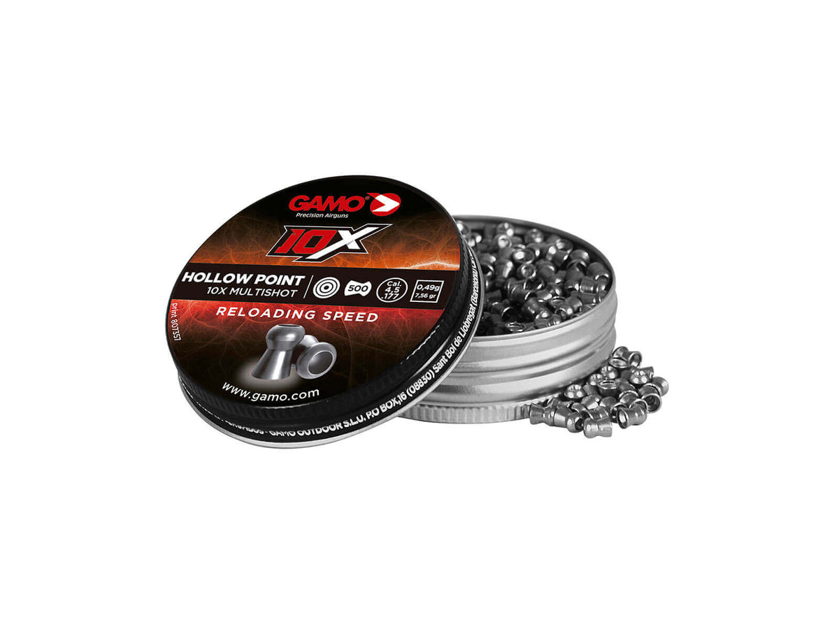 Gamo 10x Hollow Point , 500 Stk, 4,5mm(.177)