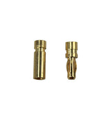 Guldstik 2,5mm, stk (en han og en hun)