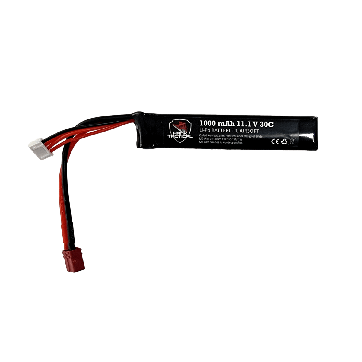 Hank Tactical, 11,1V LiPo, 1000 mAh, Stang, DEAN