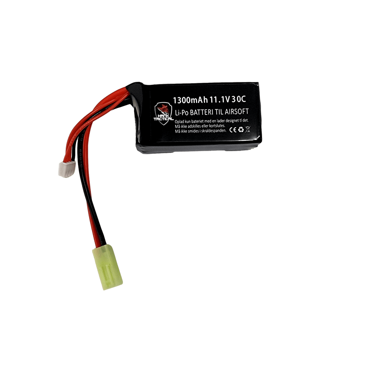 Hank Tactical, 11,1V LiPo, 1300 mAh, PEQ