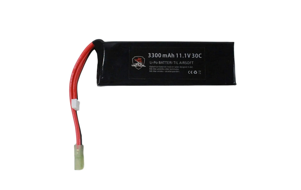 Hank Tactical 11,1V LiPo 3300 mAh batteri til airsoftvåben