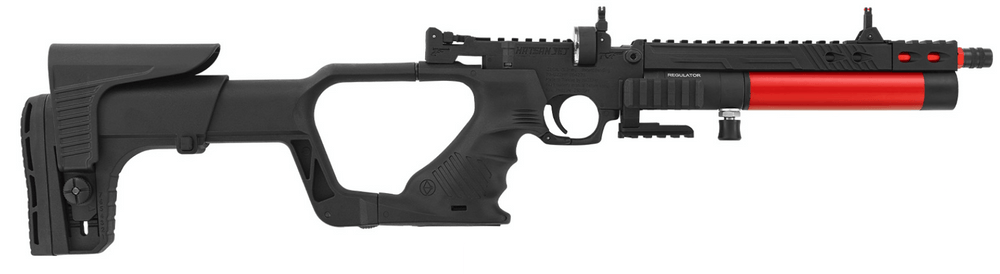 Hatsan Jet 1 RG Luftpistol PCP, 4,5 mm, Rød Hatsan