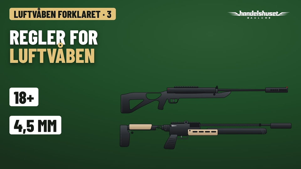 Luftvåben forklaret #3 – Regler for luftvåben