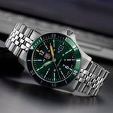 Luminox Nordic 0920 Quartz Stål, Grøn