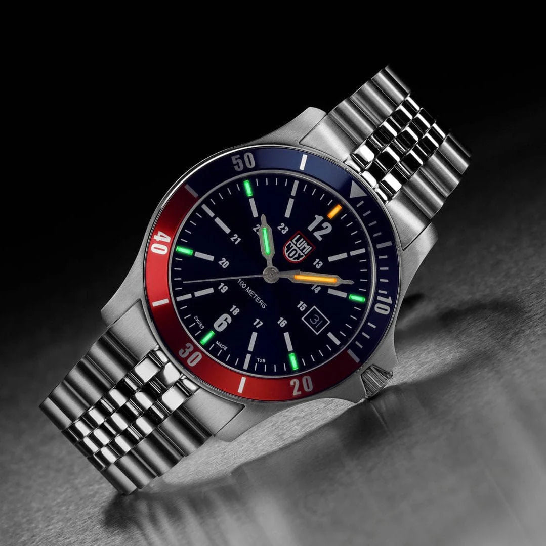 Luminox Nordic 0920 Quartz Stål, Pepsi