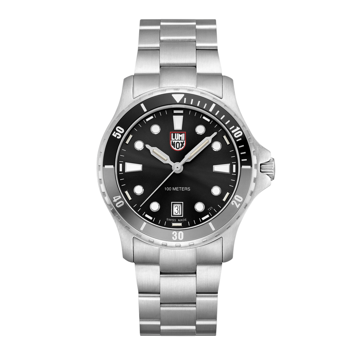 Luminox Nordic III SS, Sort
