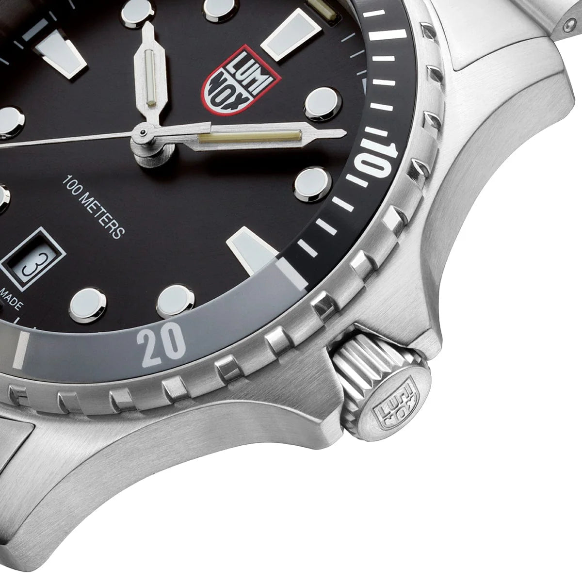 Luminox Nordic III SS, Sort