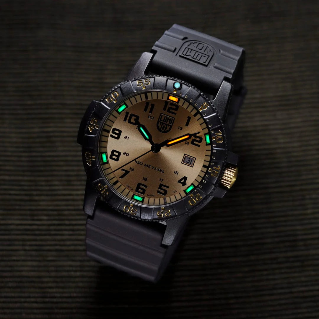 Luminox Leatherback Sea Turtle, Sort/Champagne