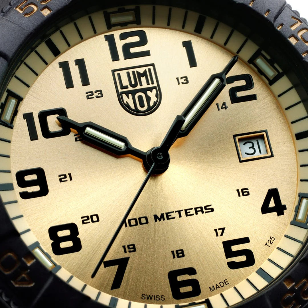 Luminox Leatherback Sea Turtle, Sort/Champagne