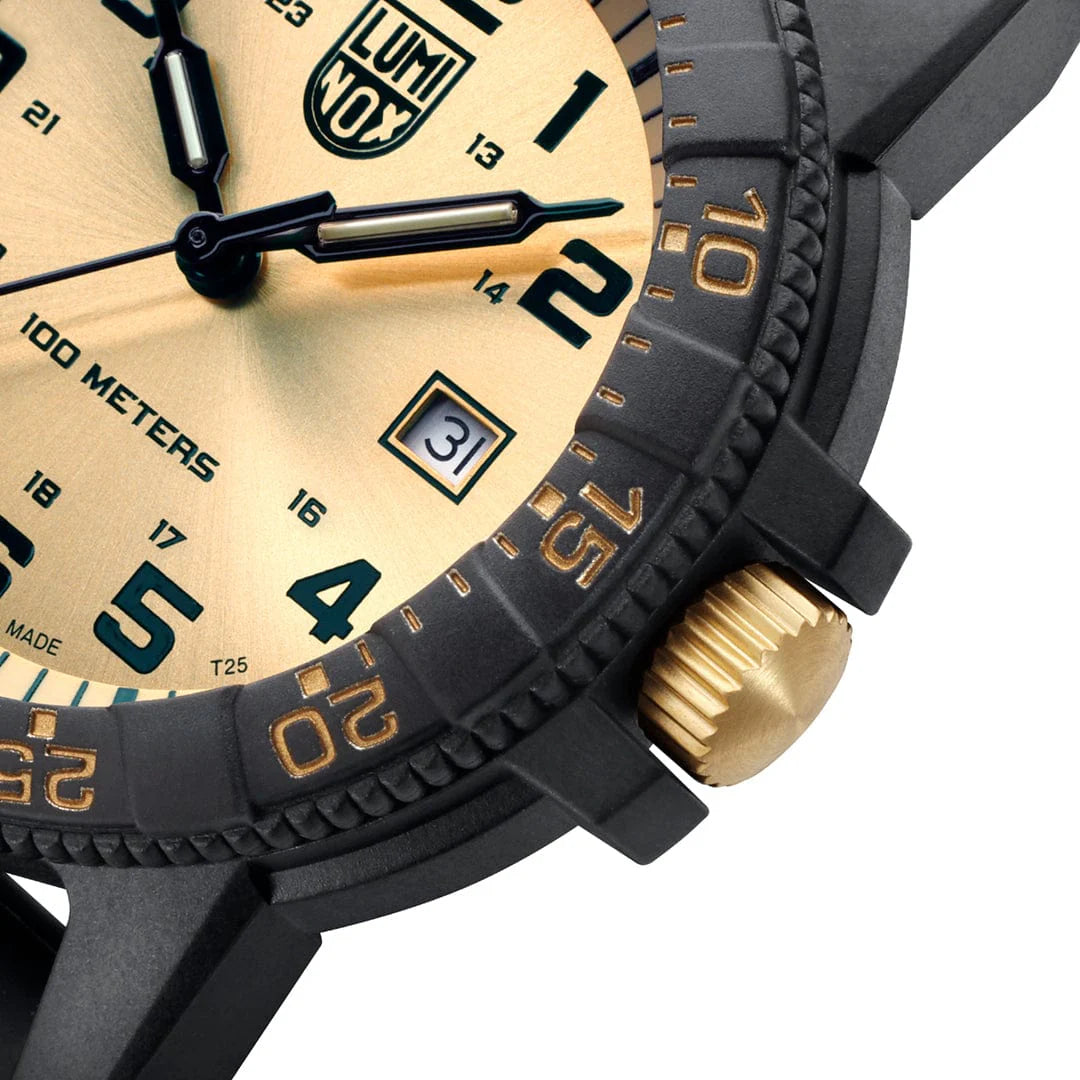 Luminox Leatherback Sea Turtle, Sort/Champagne