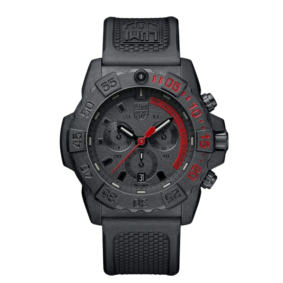 Luminox Navy Seal Sort/Rød, 45 mm