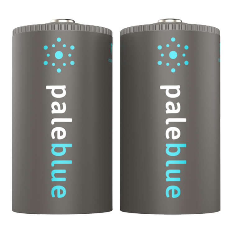 Pale Blue Genopladelige D Batterier Pale Blue