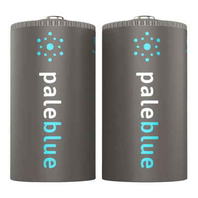 Pale Blue Genopladelige D Batterier Pale Blue