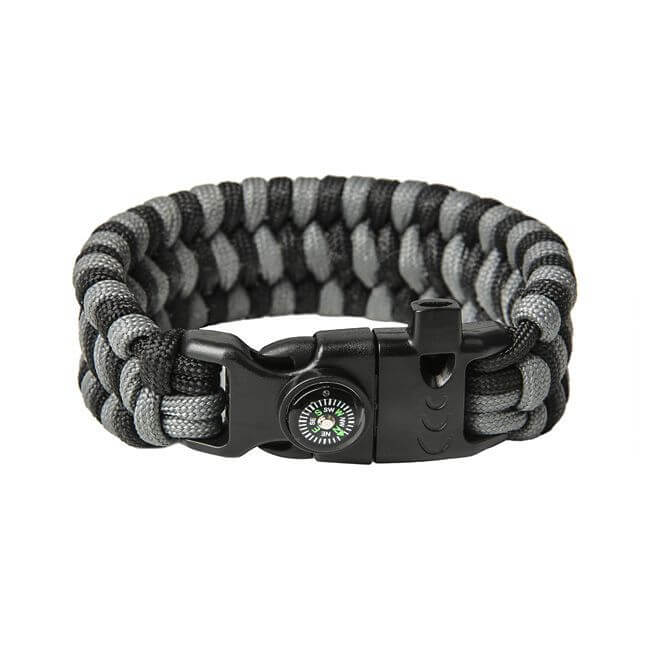 Trilobite Armbånd, Sort & Grå