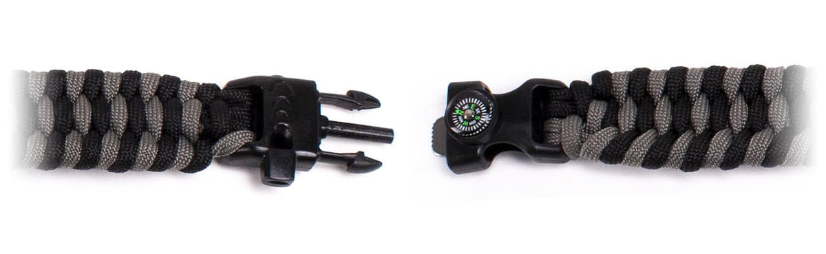Trilobite Armbånd, Sort & Grå