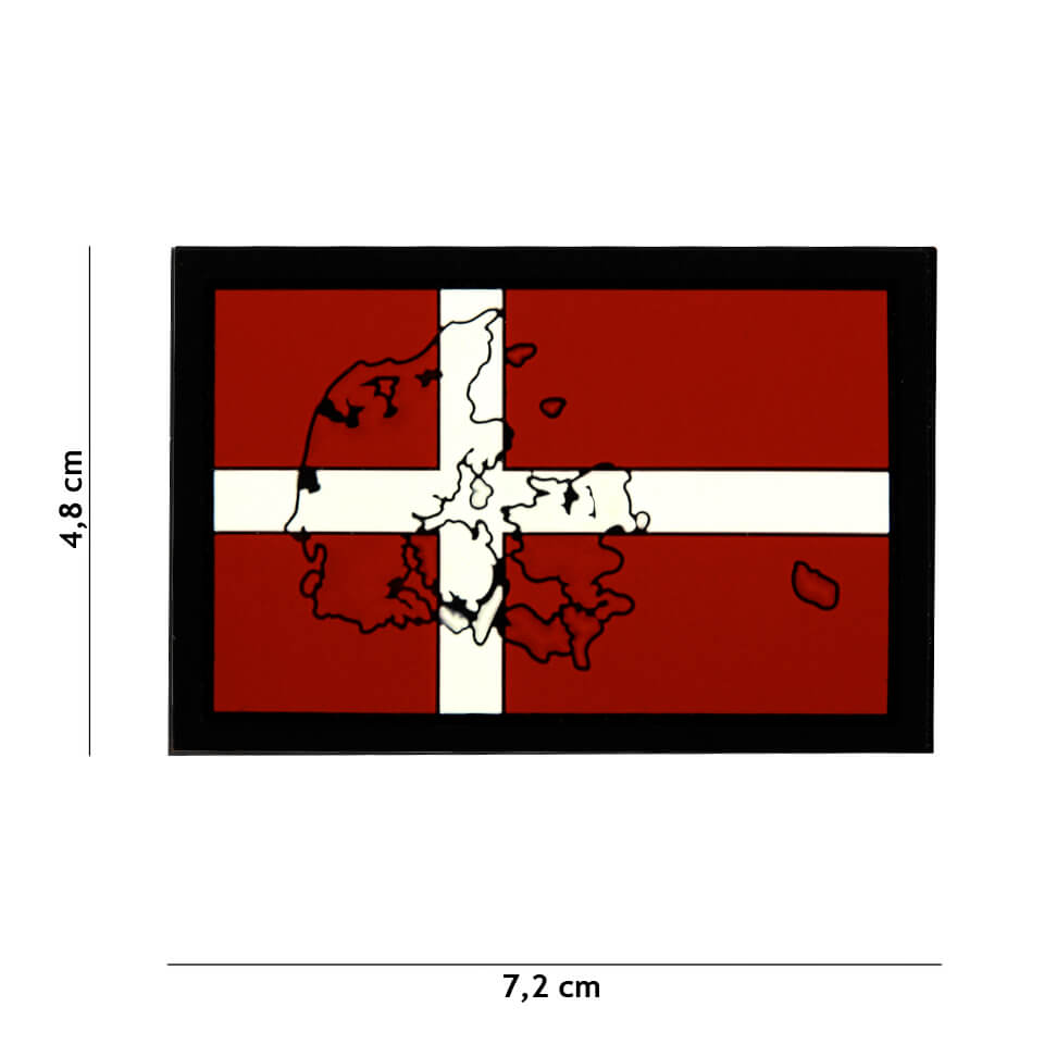 Patch, Dannebrog med kontur