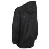 Trespass Qikpac Unisex Vandtæt Jakke, Sort