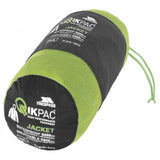 Trespass Qikpac Unisex Vandtæt Jakke, Sort