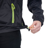 Trespass Qikpac Unisex Vandtæt Jakke, Sort