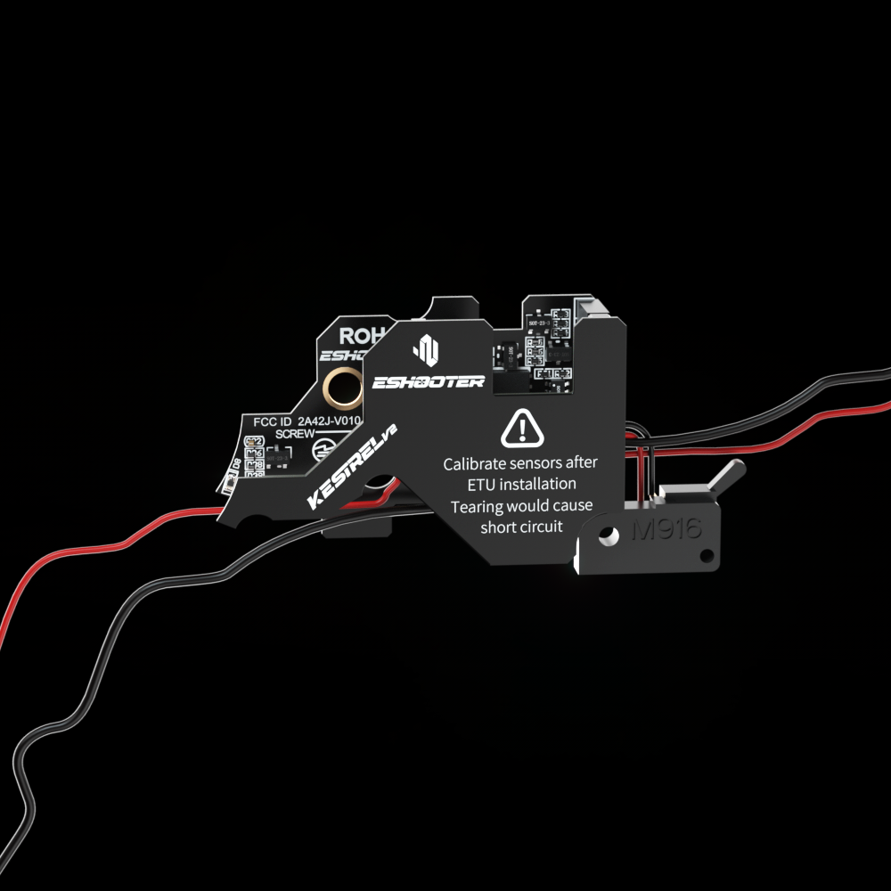 E-Shooter Kestrel V2 ETU/MOSFET med App, Ledning Bagud – billede 3