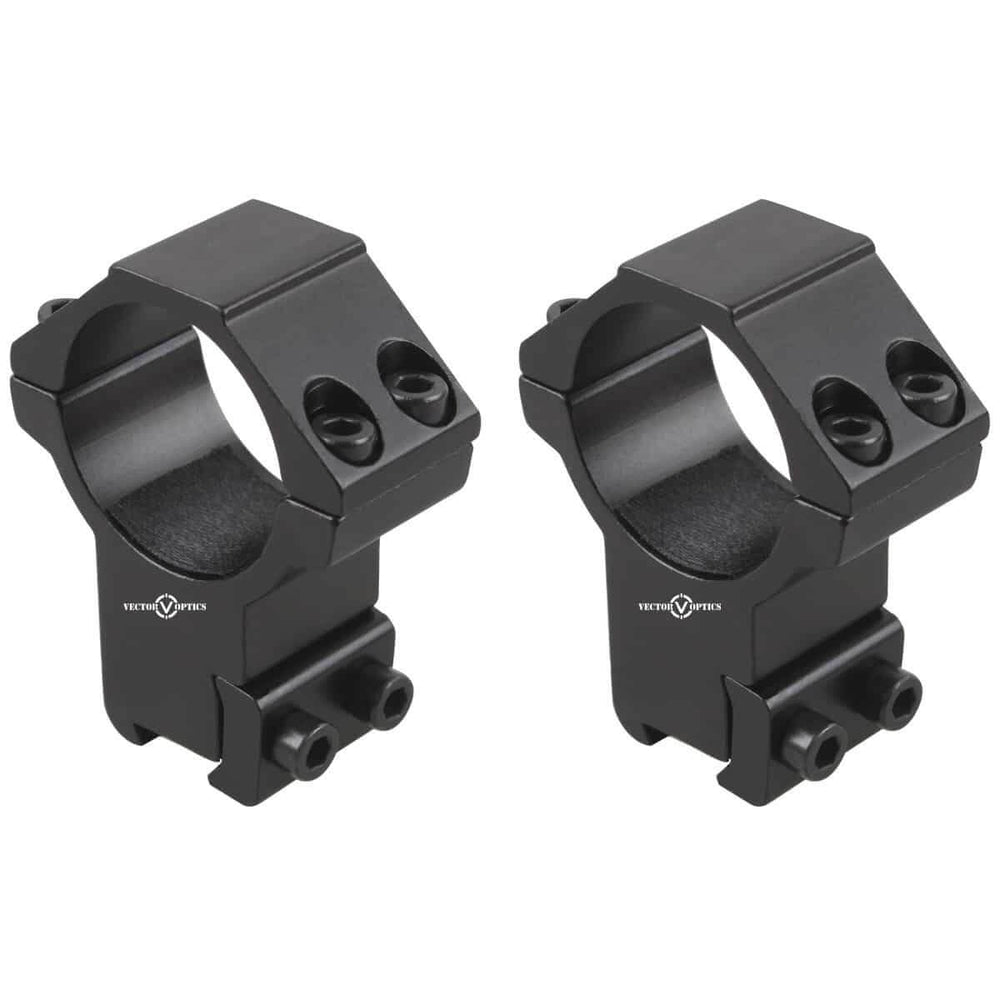 Montageringe 25,4 mm, Høj, 11 mm fod Vector Optics