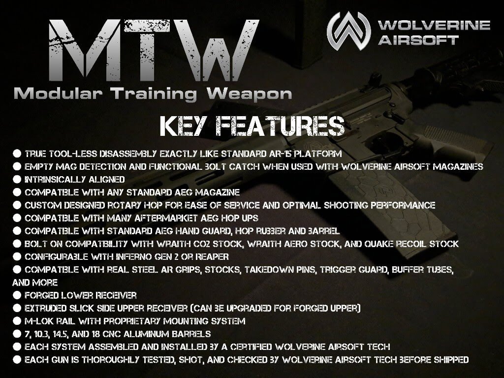 Wolverine MTW Carbine, 14,5", Reaper M