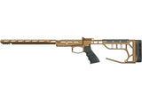Saber Tactical FX DRS chassis i bronzefarvet aluminium med Arca-Swiss-forskaft