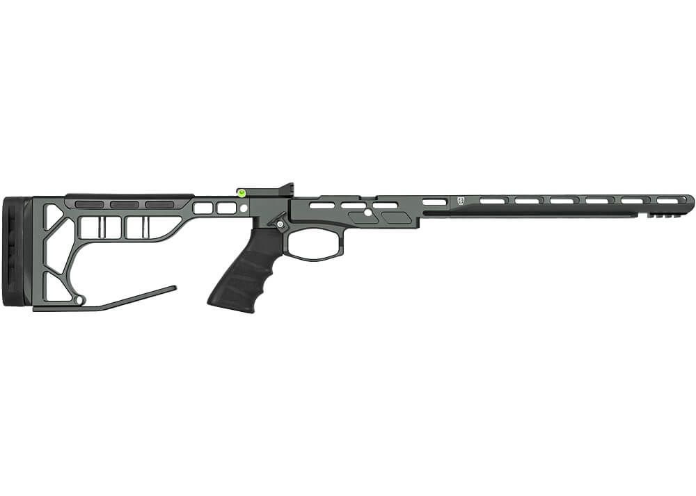 FX DRS MKII Compact med Saber Tactical krop i grå aluminium, 4,5 mm PCP-luftgevær