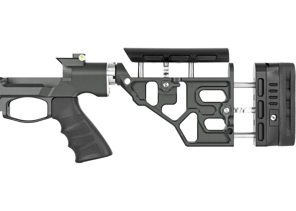 Saber Tactical FX Panthera/Dynamic/King chassis i mørkegrå aluminium