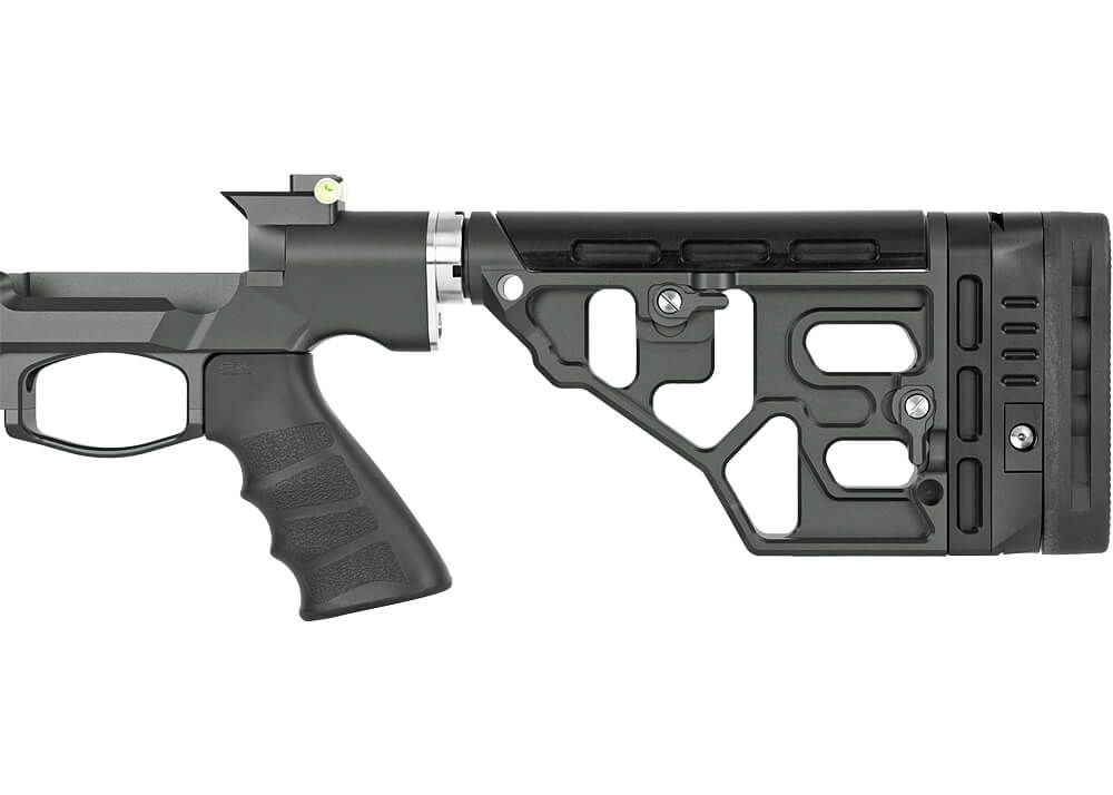 Saber Tactical FX Panthera/Dynamic/King chassis i mørkegrå aluminium