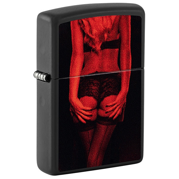 Zippo Lighter Woman, Black Matte – billede 1