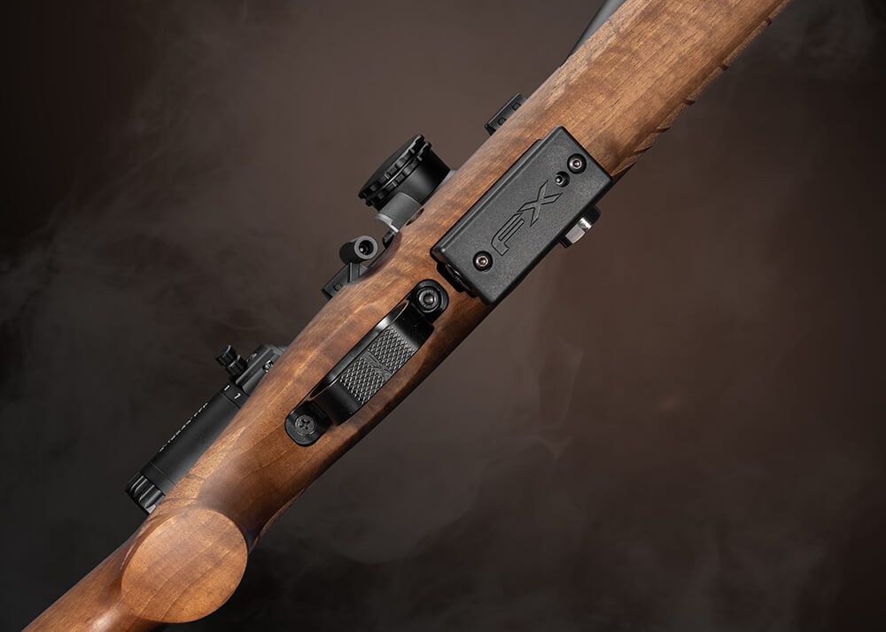 FX DRS MKII Classic Walnut Compact PCP-luftgevær i 4,5 mm med valnøddekolbe