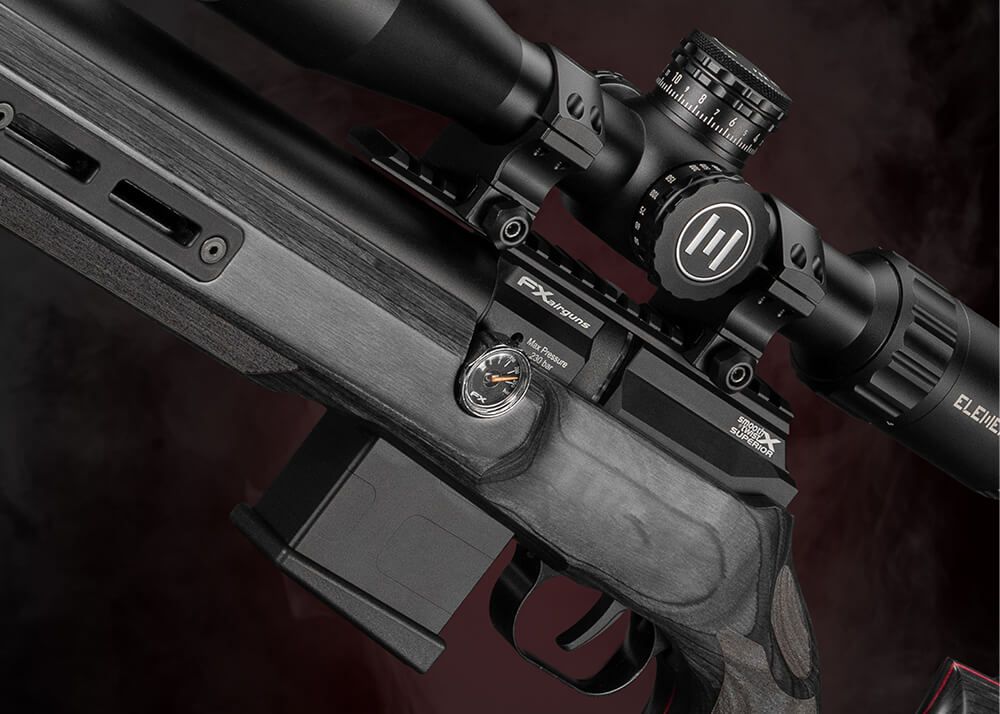 FX DRS MKII Redline Compact PCP-luftgevær i 4,5 mm med lamineret træskæfte