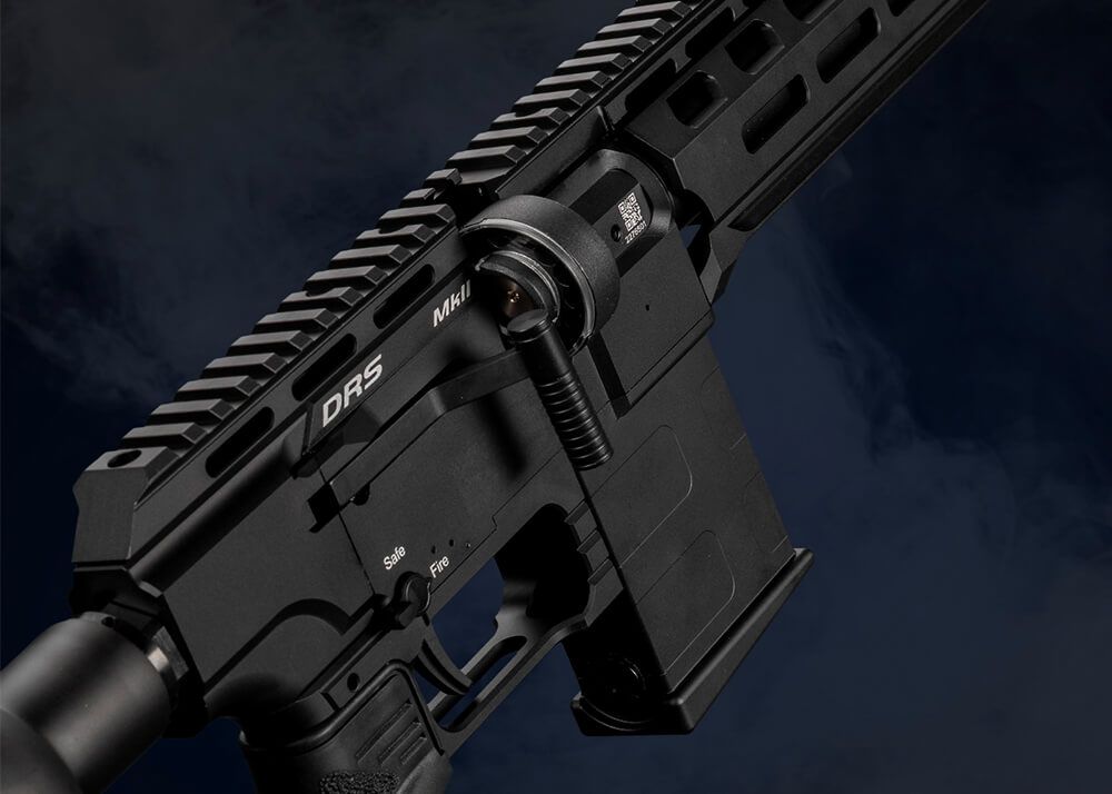 FX DRS MKII Tactical Sniper PCP-luftgevær i 4,5 mm med langt løb og AR15-kolbe