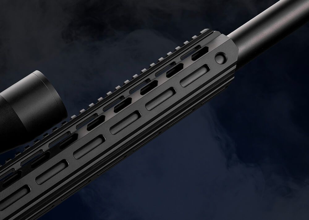FX DRS MKII Tactical Sniper PCP-luftgevær i 4,5 mm med langt løb og AR15-kolbe