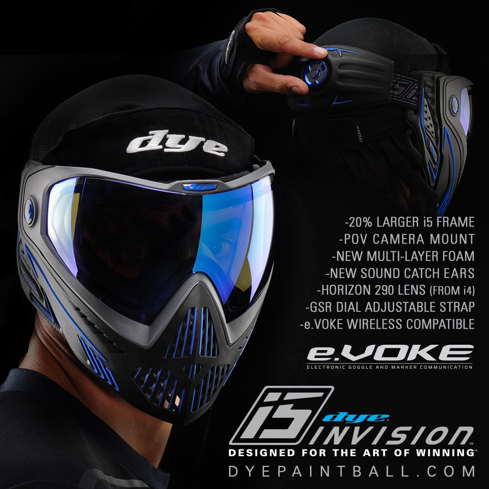 Dye I5 Fire Sort/Rød, 2.0
