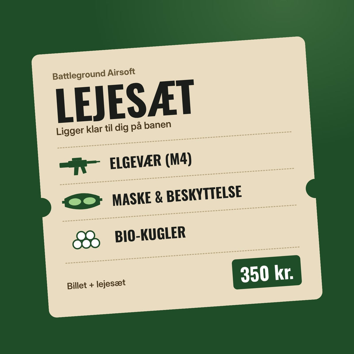 Maskeleje på Battleground Airsoft – billede 1